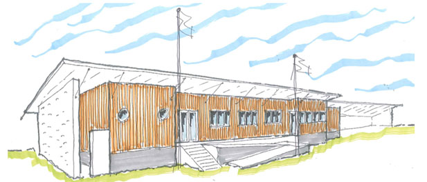 617x264 Sketch Scheme Concept Design Design For Buildings - Scheme Sketch