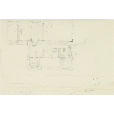 470x470 Sketch Of House For David Whitney - Scheme Sketch