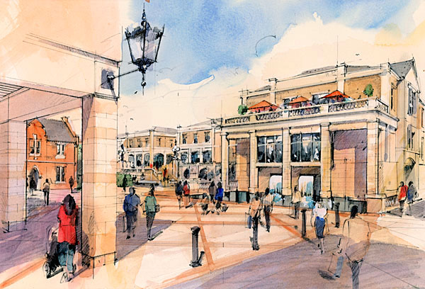 600x408 Watercolour Visuals - Scheme Sketch