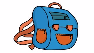 320x180 Back To School - School Bag Sketch