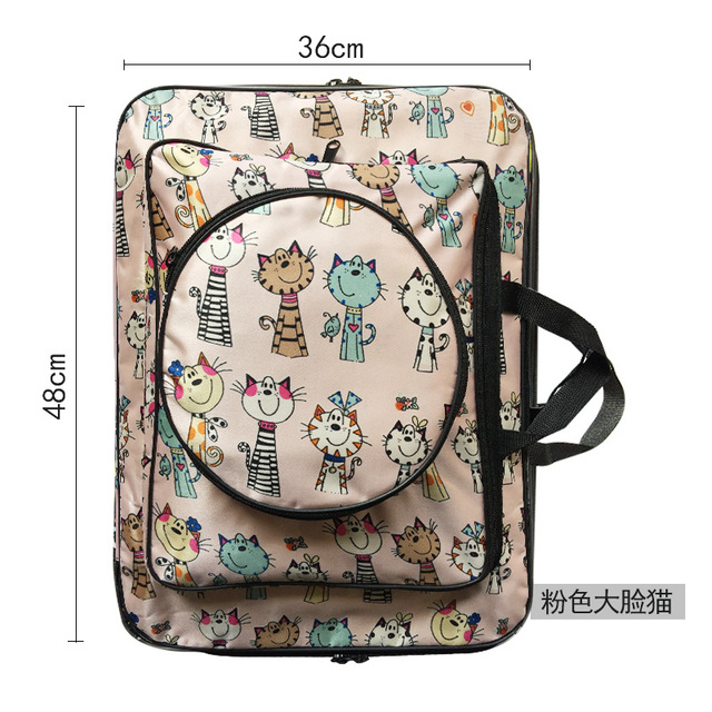 640x640 Fashion Cute Cartoon Drawing Set Art Bag A3 Sketch Paddrawing Kit - School Bag Sketch