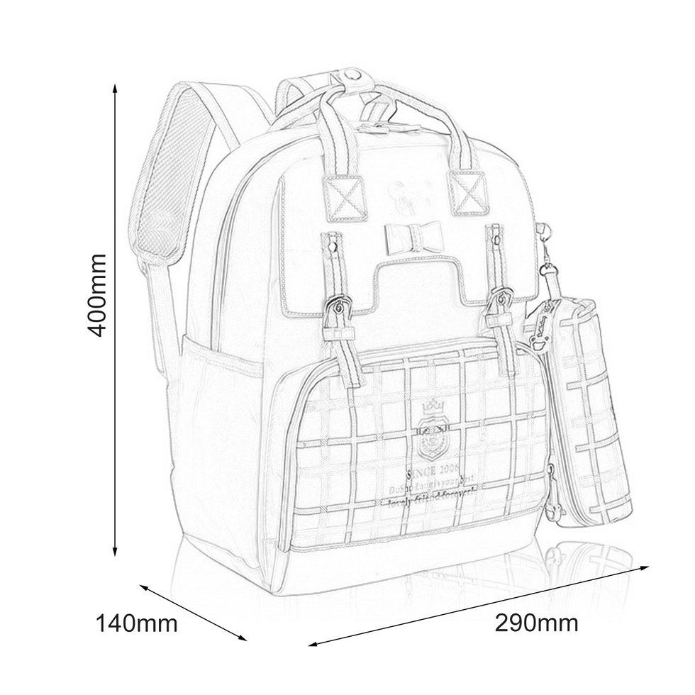 980x980 Fashion England Wind Style Children Boys Girls School Bag Nylon - School Bag Sketch