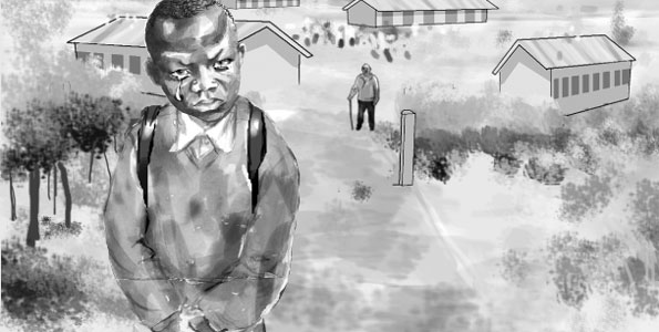 595x300 Humiliation Of A School Boy - School Boy Sketch