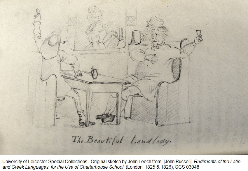 850x586 The Schoolboy Sketches Of John Leech - School Boy Sketch