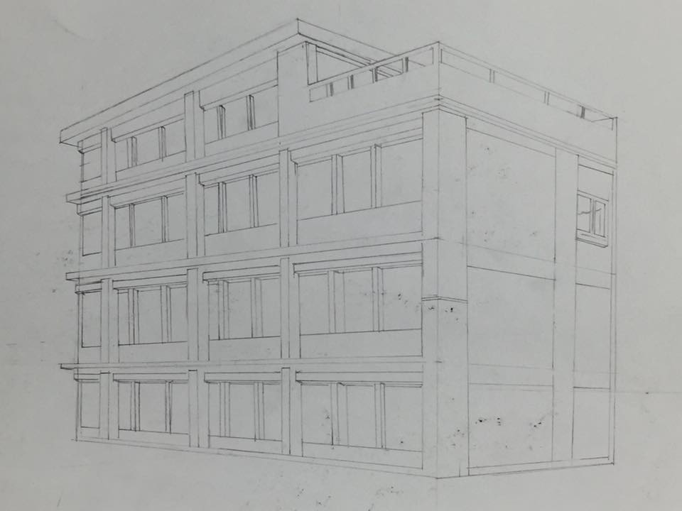 960x720 Japanese School Building By Eric Nero - School Building Sketch