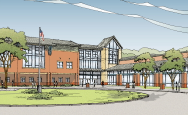375x230 Manchester Essex Regional School District - School Building Sketch