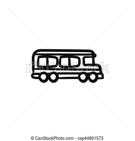 450x470 School Bus Sketch Icon. School Bus Vector Sketch Icon... Vectors - School Bus Sketch