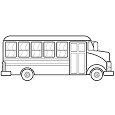 230x230 Top 10 Free Printable School Bus Coloring Pages Online - School Bus Sketch