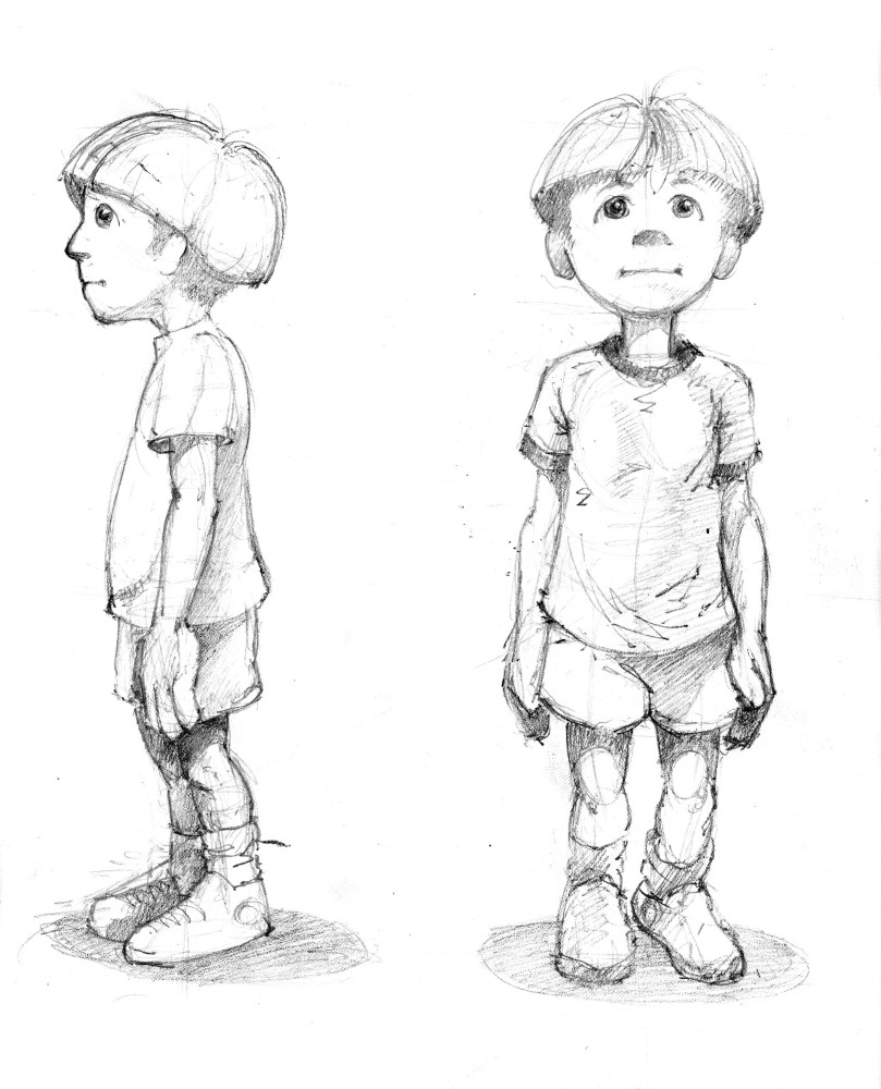 809x1000 Old School 1997 Childrens Book Sketches - School Children Sketch