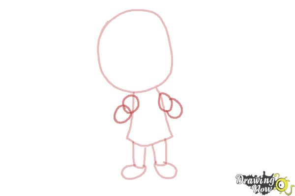 600x400 How To Draw A School Girl - School Girl Sketch