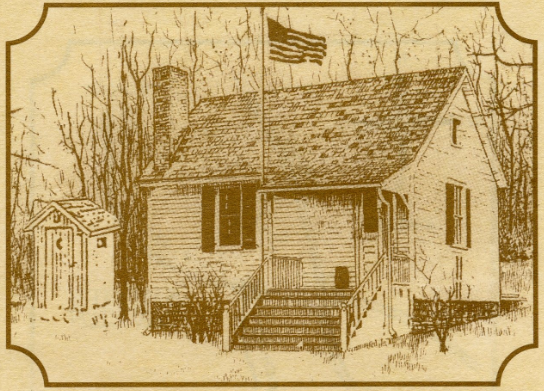 544x391 The One Room East Middle Patent Schoolhouse - School House Sketch
