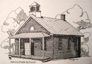 300x211 Green Park Schoolhouse The Historical Society Of Perry County, Pa - School House Sketch