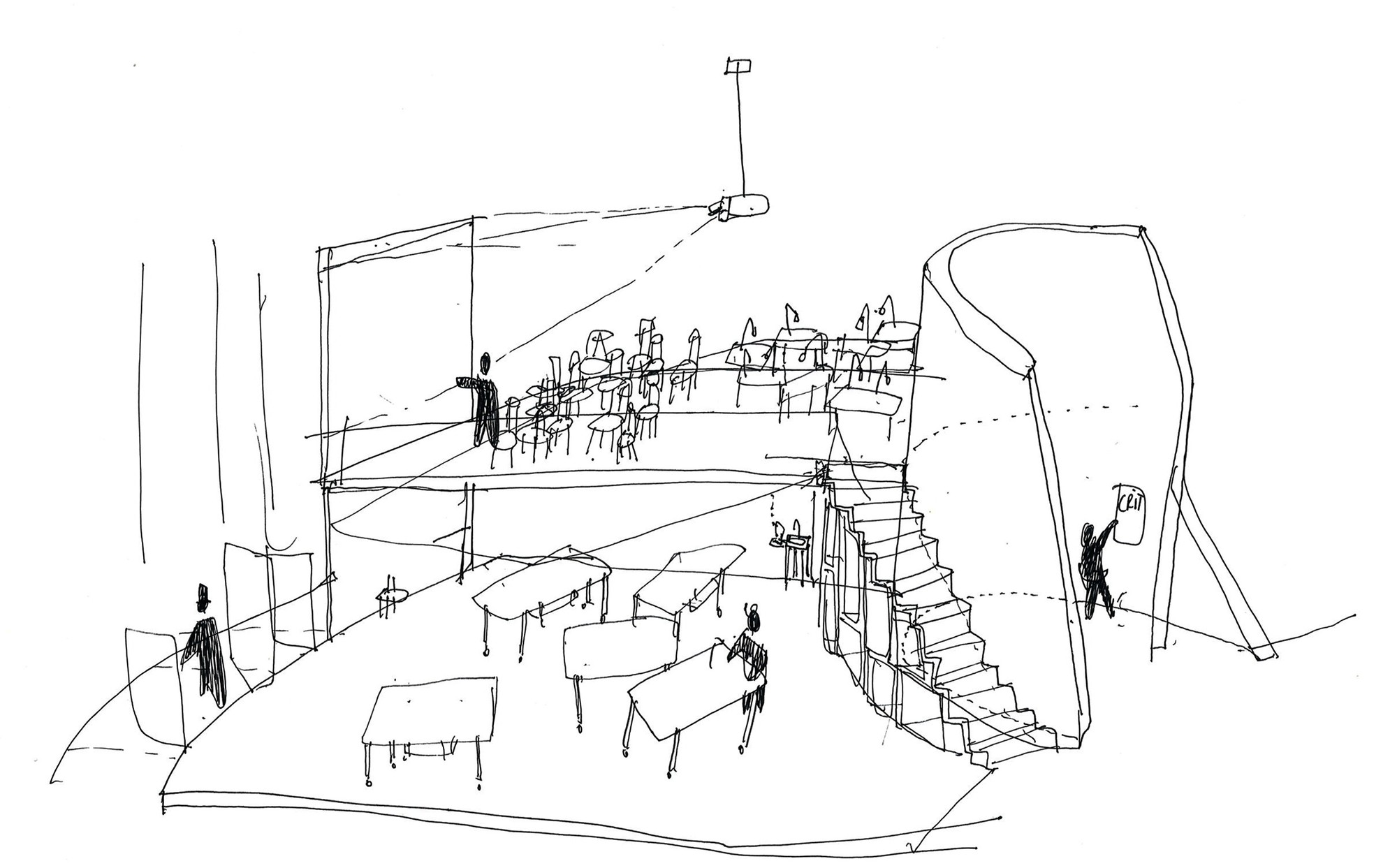 2000x1243 Gallery Of Abedian School Of Architecture Crab Studio - School Sketch