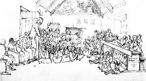 468x261 Sketch Of Soup School Views Of The Famine - School Sketch
