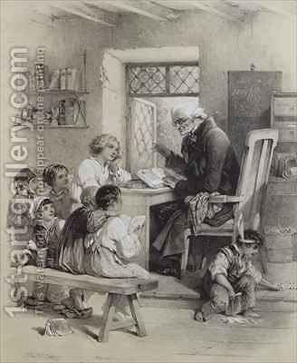 328x400 The School Teacher Jules David Reproduction 1st Art Gallery - School Teacher Sketch
