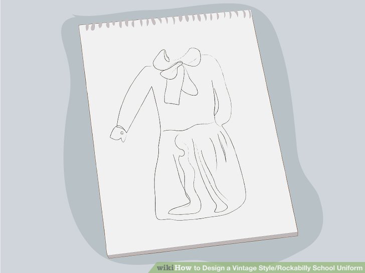 728x546 How To Design A Vintage Stylerockabilly School Uniform - School Uniform Sketch