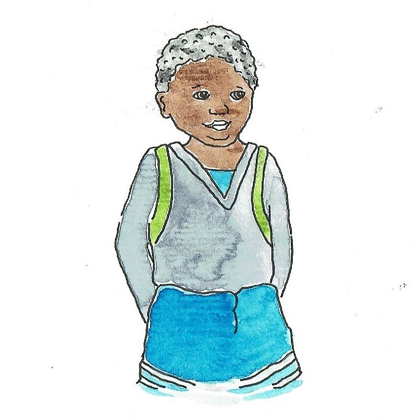 862x863 School Uniform - School Uniform Sketch