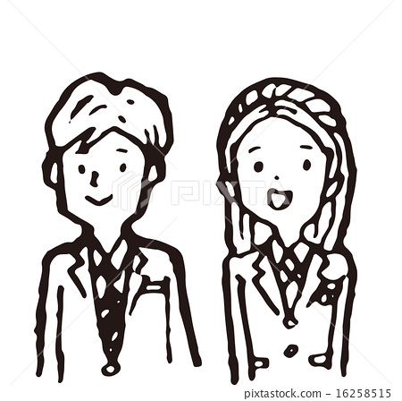 450x448 High School Student, School Uniform, Vector - School Uniform Sketch