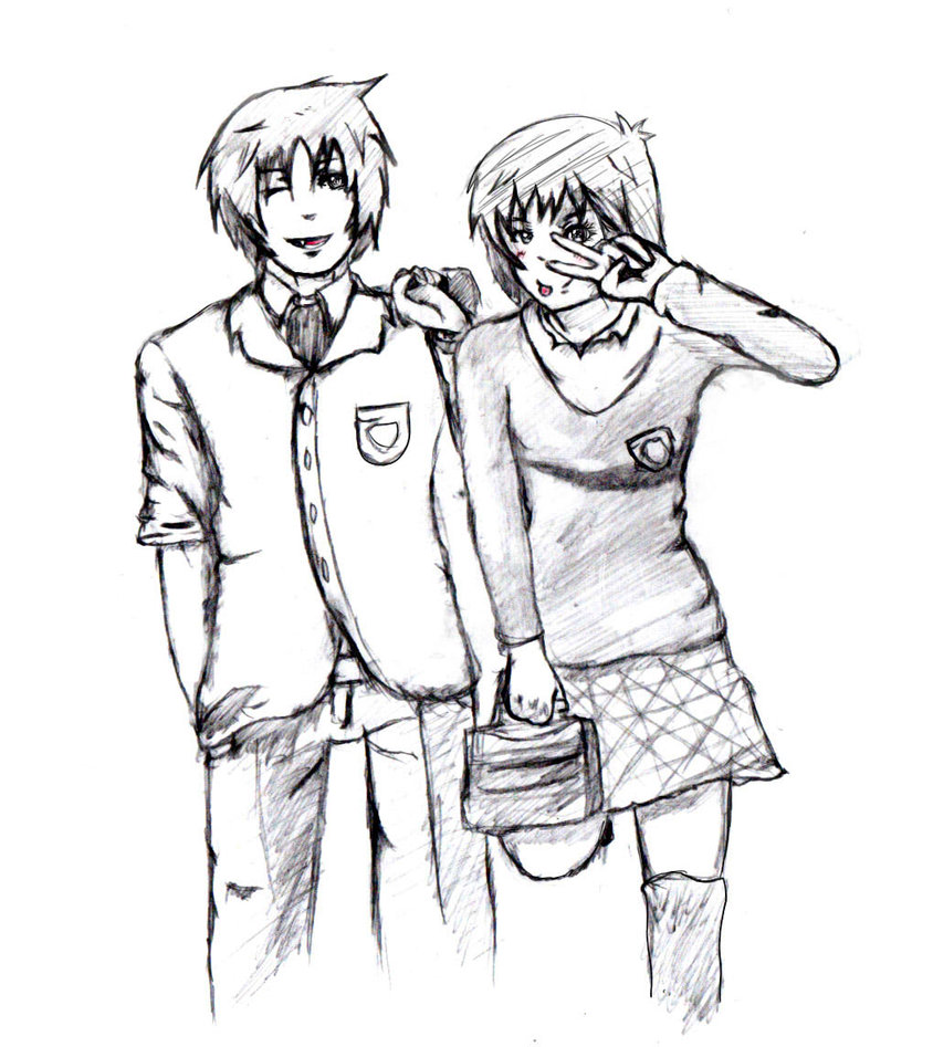 844x947 Winter School Uniform Sketch By Fearprototype - School Uniform Sketch