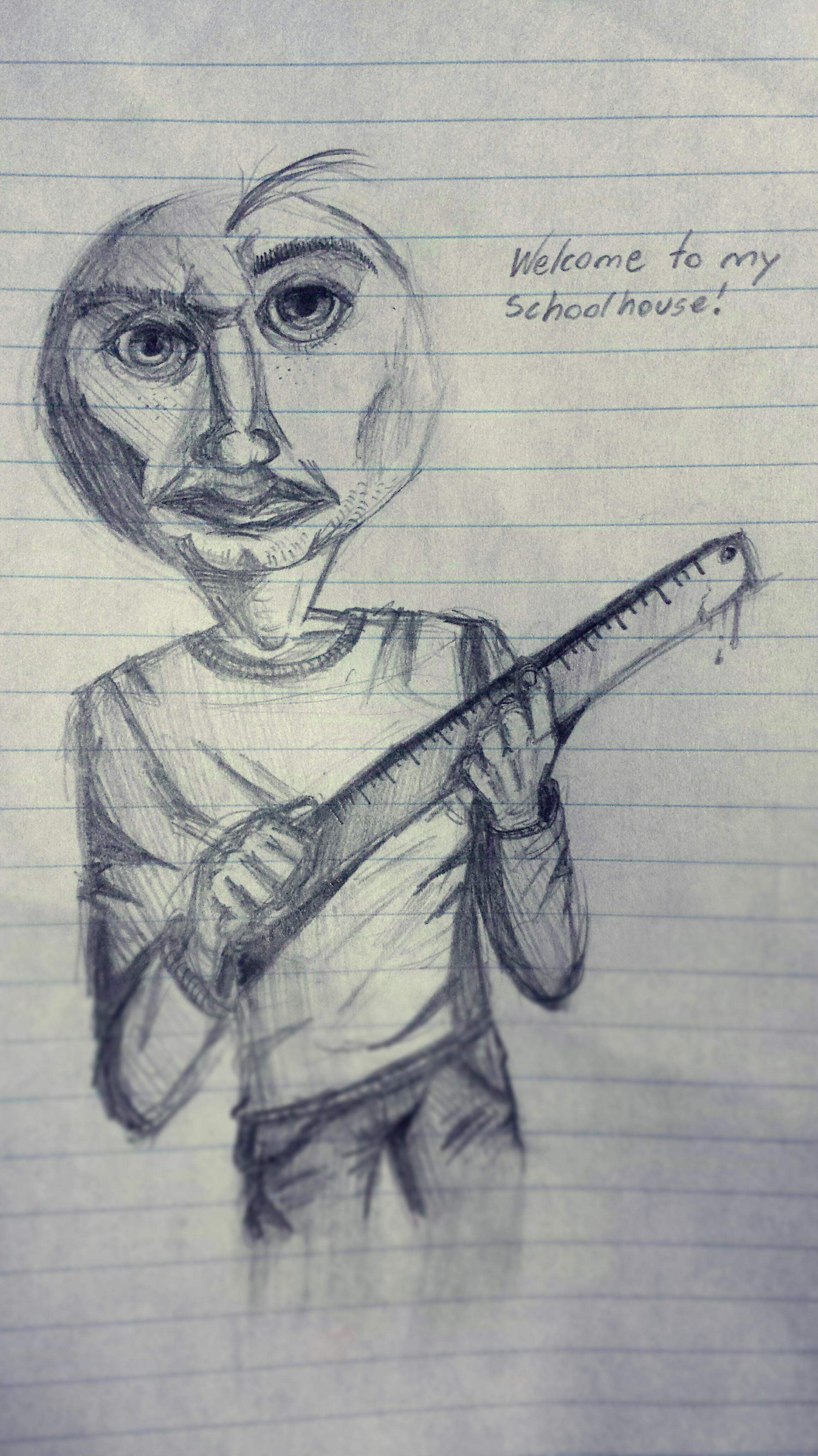 2320x4128 Baldi Sketch Baldisbasicsedu - Schoolhouse Sketch
