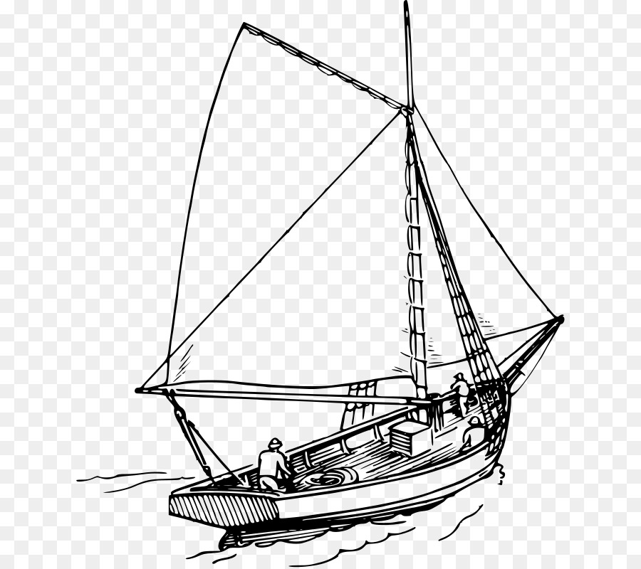 900x800 Sailing Ship Sailboat Tall Ship - Schooner Sketch