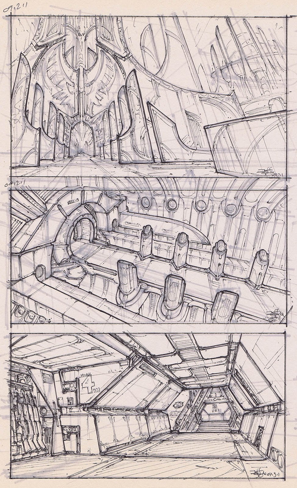 974x1600 Jeff Zugale Art Blog Sci Fi Environments - Sci Fi Sketches