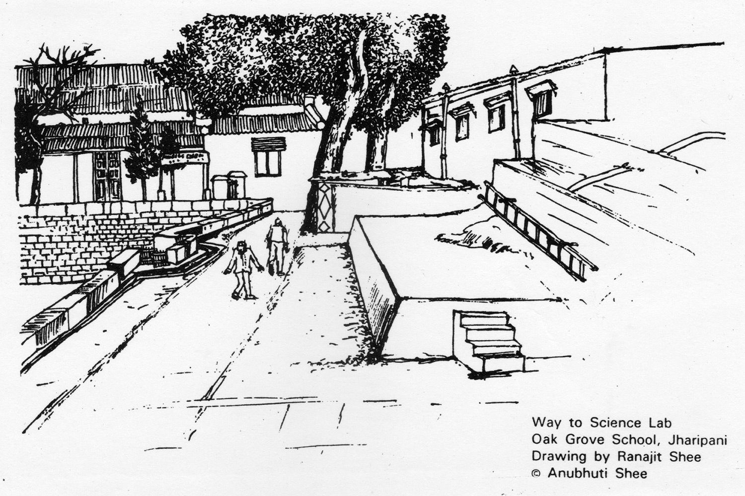 1500x1000 Way To Science Lab, Oak Grove School, Jharipani Oakgrovians - Science Lab Sketch