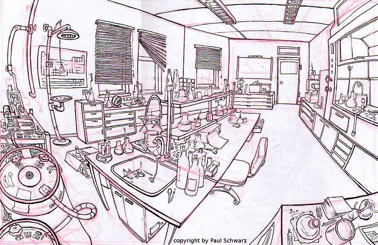 Science Lab Sketch at Explore collection of