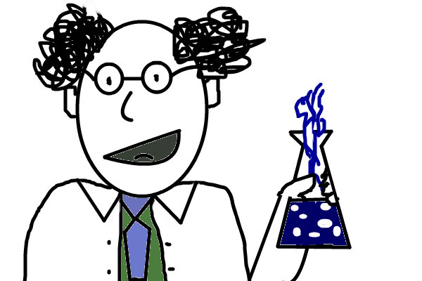 600x400 Typical Scientist Sketch A Cartoons Speedpaint Drawing By - Scientist Sketch