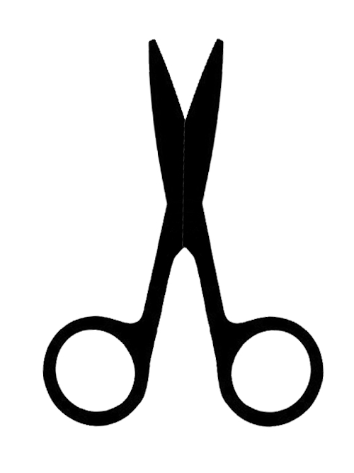 500x667 Gif Drawing Illustration Black And White Cut Scissors Animated Gif - Scissors Sketch