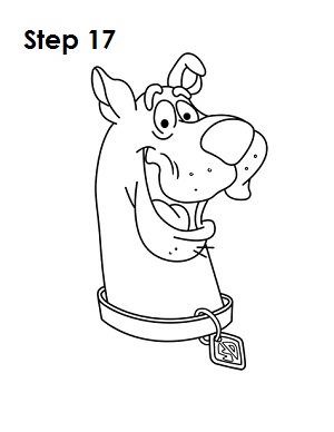 300x388 How To Draw Scooby Doo - Scooby Doo Sketch