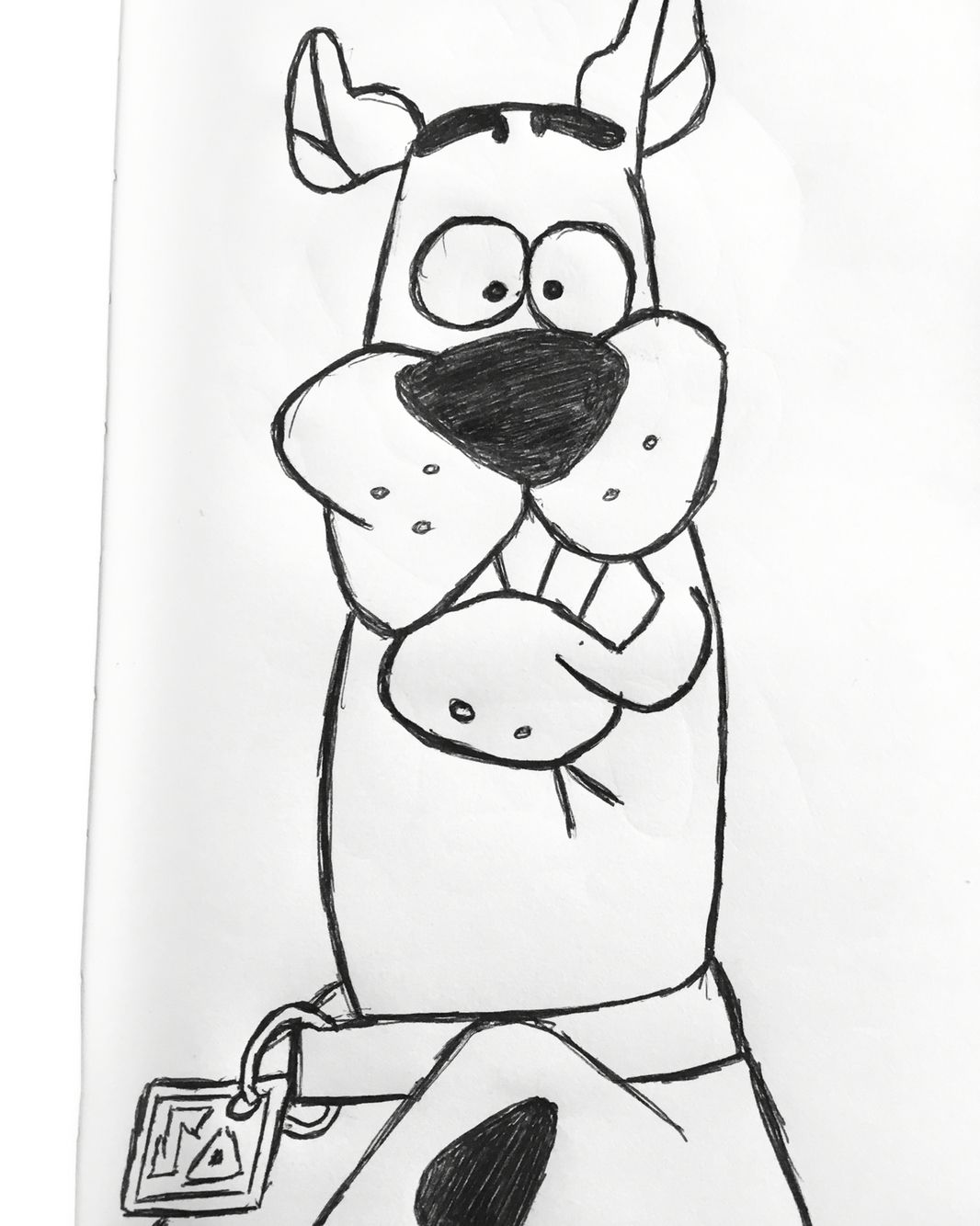 1066x1334 Scooby Doo - Scooby Doo Sketch