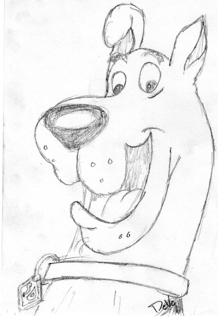 741x1079 Scooby Doo Sketch By Truman64 - Scooby Doo Sketch
