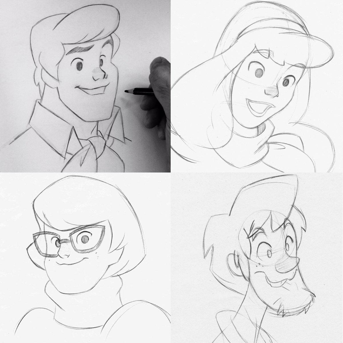 1200x1200 Sean Galloway On Twitter - Scooby Doo Sketch