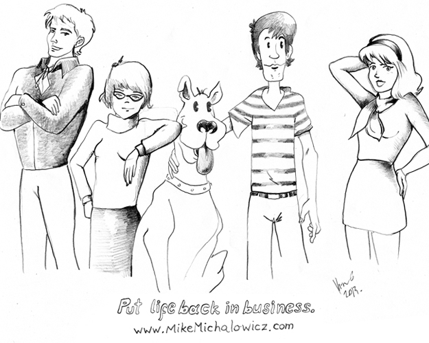 625x499 Rp A Simple Sketch Of The Scooby Doo Characters.png - Scooby Doo Sketch
