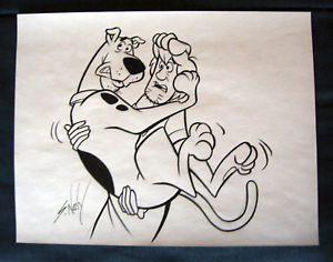 300x236 Scooby Doo Original Art Sketch Amp Drawing Video! By Artist Scott - Scooby Sketch