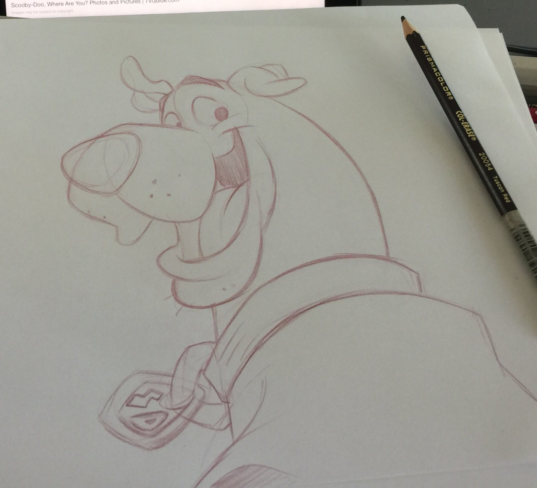 1760x1600 Scooby Doo Sketch Tabletaffy - Scooby Sketch