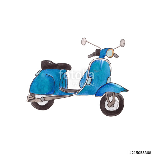 491x500 Scooter Sketch. Stock Photo And Royalty Free Images On Fotolia - Scooter Sketch