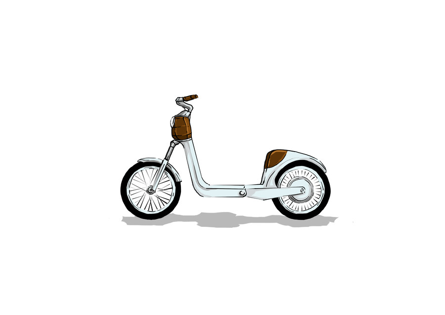 900x636 Entry - Scooter Sketch