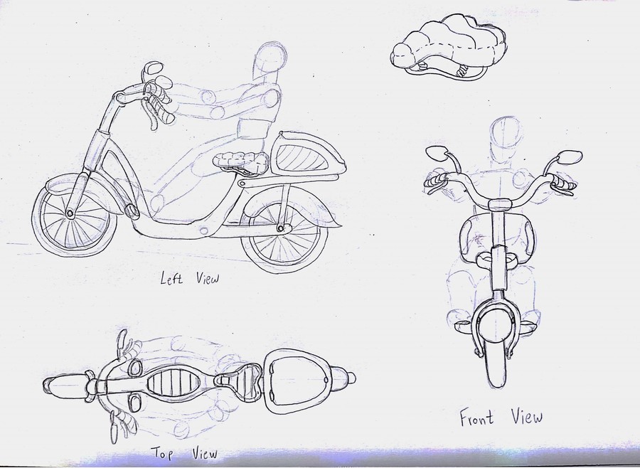 900x658 Entry - Scooter Sketch