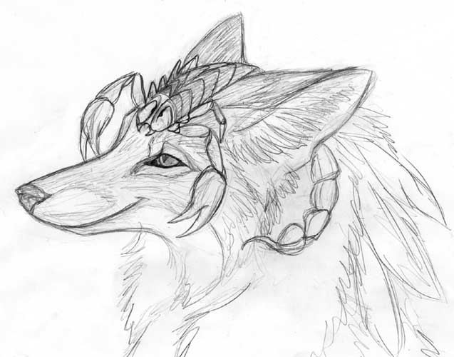 637x500 Listening - Scorpion Sketch