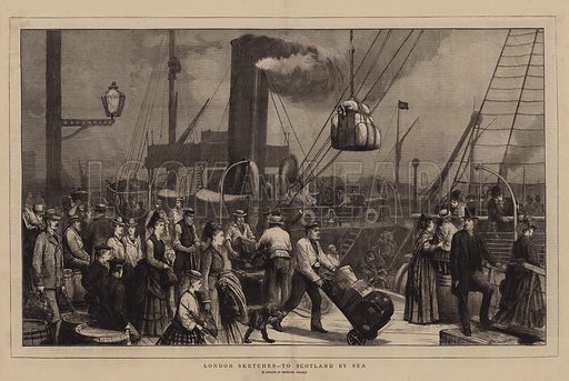 512x343 London Sketches, To Scotland By Sea, A Sketch - Scotland Sketch