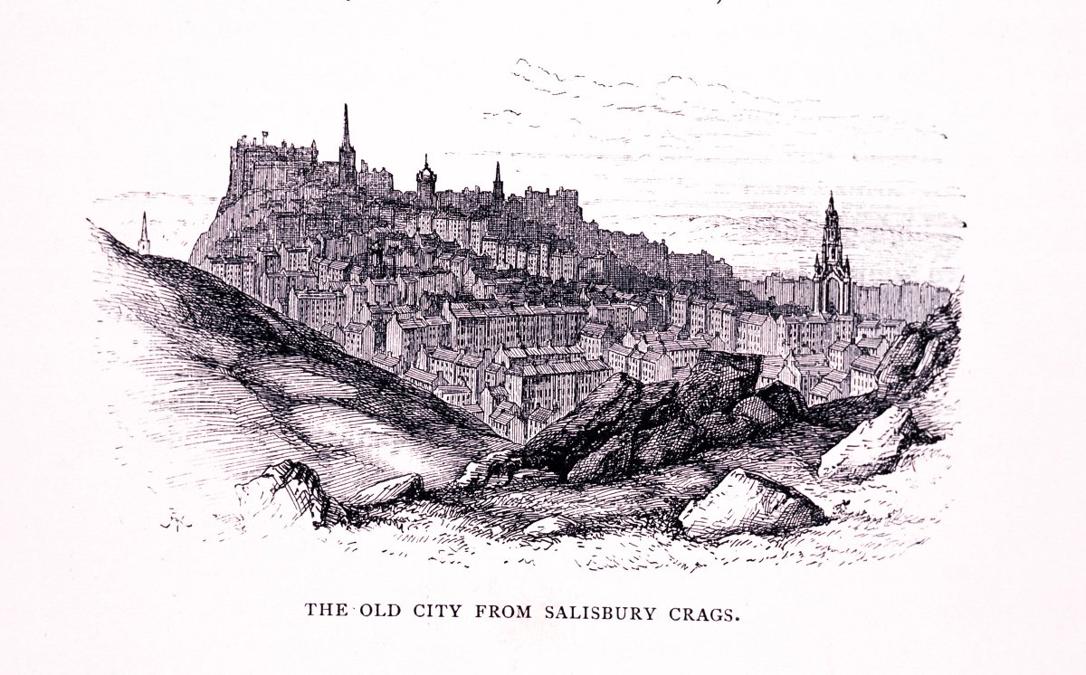 1200x746 National Library Of Scotland On Twitter A Rather Beautiful 1879 - Scotland Sketch