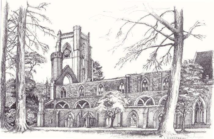 700x456 Yessy Gt Ian Stuart Campbell Gt Scotland Sketches Gt Dunkeld - Scotland Sketch