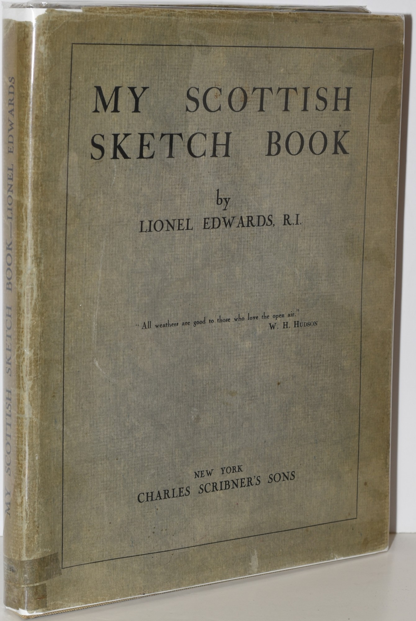 1340x2000 My Scottish Sketch Book Lionel Edwards First Edition - Scottish Sketch