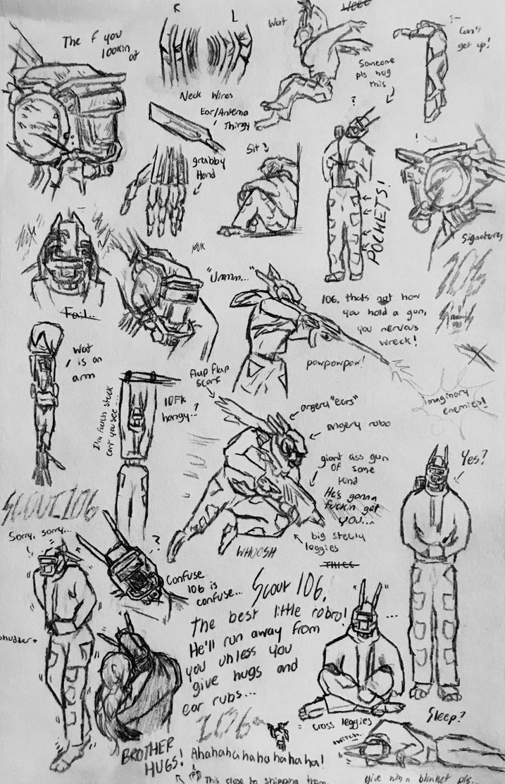 717x1113 Scout 106 Sketches By Chappiefeathers - Scout Sketches