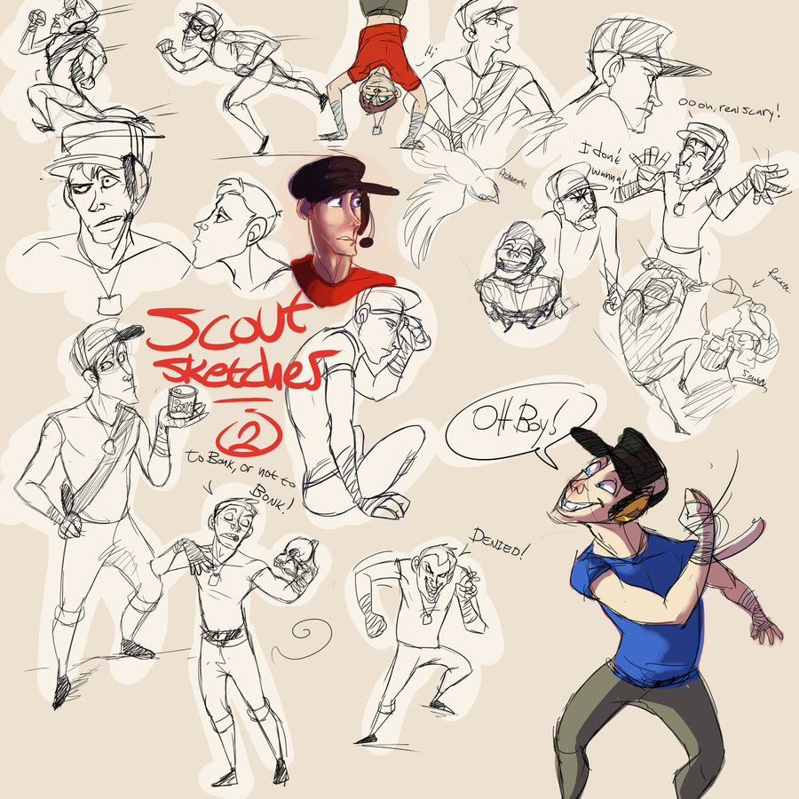 900x900 Scout Sketches 2 By Konnestra - Scout Sketches