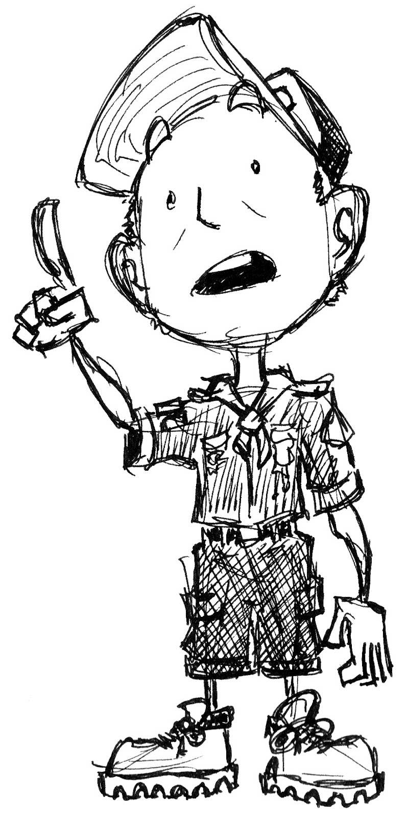 797x1600 Sketches On Sunday - Scout Sketches