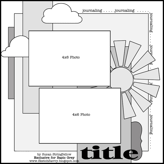 570x570 Basic Scrapbook Sketch 6.4.12 Basicgrey Blog - Scrapbook Sketches