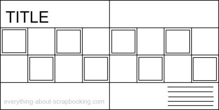 450x226 Scrapbook Sketches Are The Key To Creating Attractive Layouts! - Scrapbook Sketches